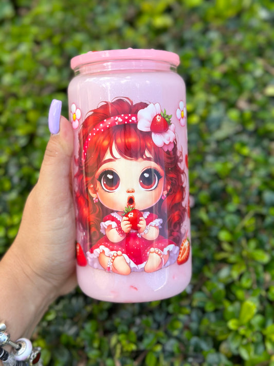 Strawberry Shortcake 16 oz Snow Globe